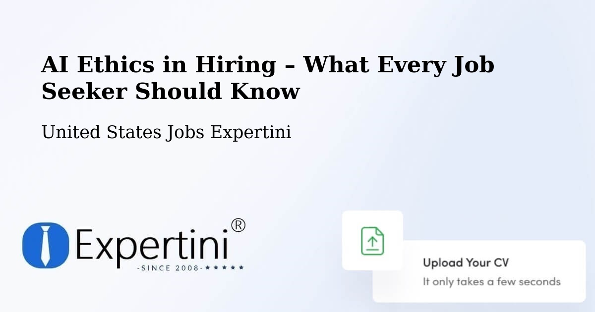 AI Ethics in Recruitment & Hiring – Olympia - Olympia, United States Jobs Expertini