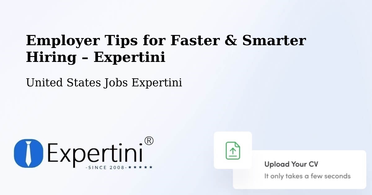 Employer Tips for Hiring & Recruitment – Olympia - Olympia, United States Jobs Expertini